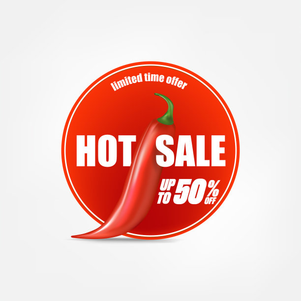 热卖贴纸与红辣椒辣椒图片下载