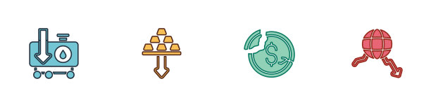 设定原油价格下跌金条美元图片下载