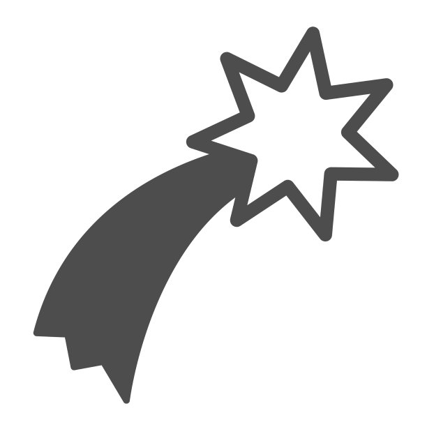 流星彗星坠落固体图标图片下载