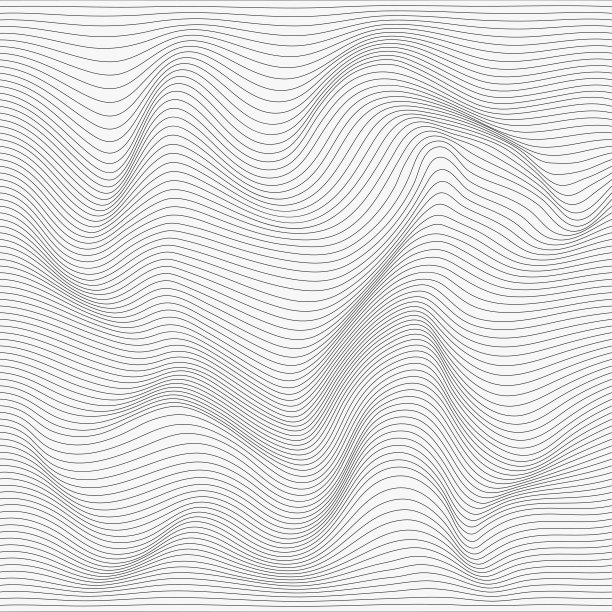 浮雕黑白背景与光学失真错觉。图片下载