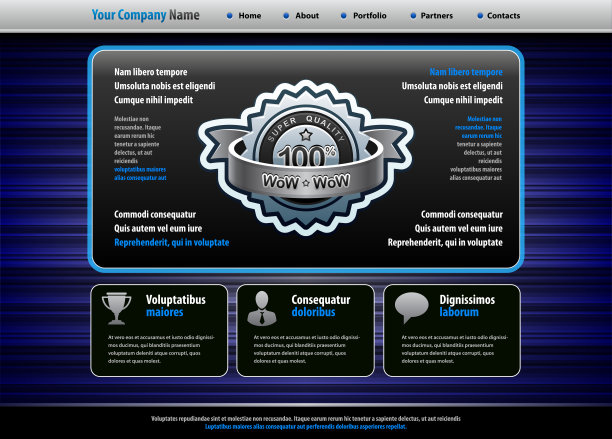 网站设计模板图片下载