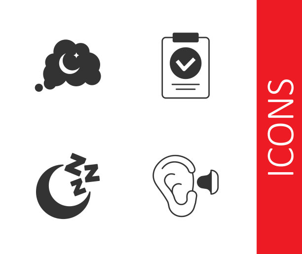 耳塞和耳朵梦想月亮星星和图片下载