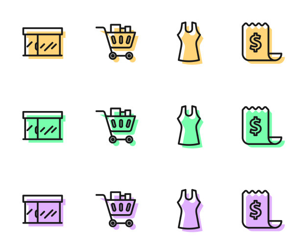 设行女装商场商场购物车图片下载