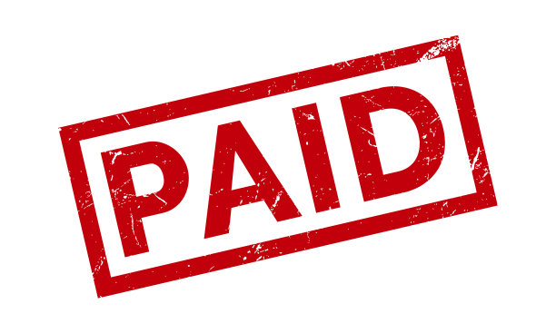 付费橡胶邮票红色的付费橡胶垃圾邮票图片下载