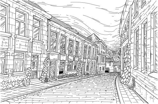 旧街景景观图片下载