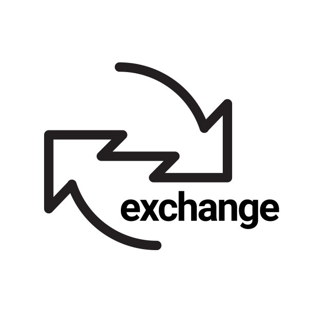 交换箭头图标符号或徽章图片下载