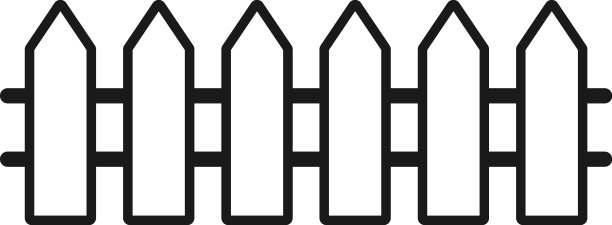 扁平风格栅栏图标图片下载