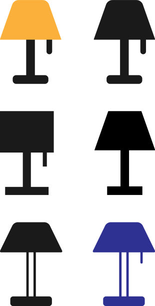 灯图标设置平面灯图标标志图片下载