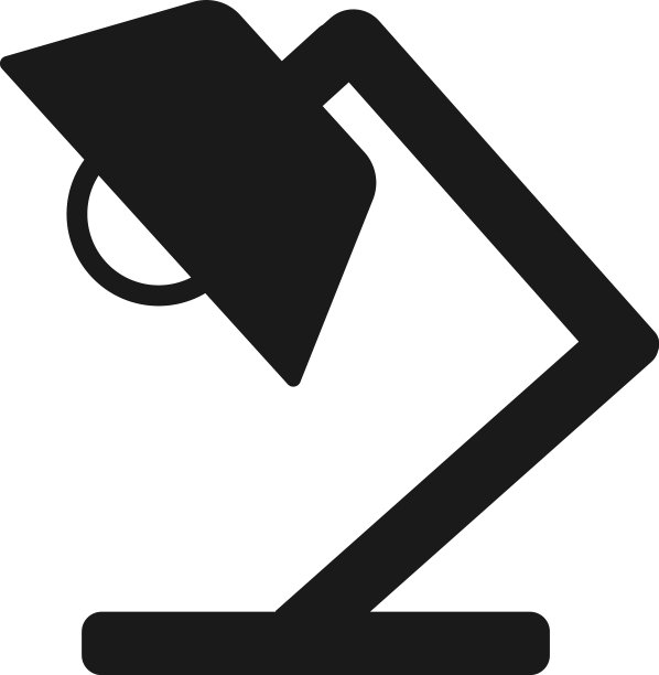 台灯图标标志台灯图标图片下载