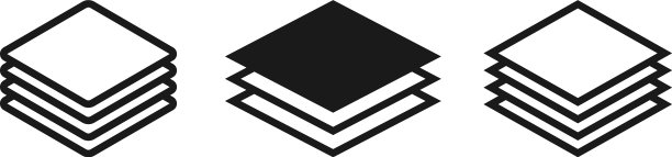 扁平化图层图标集符号设计图片下载