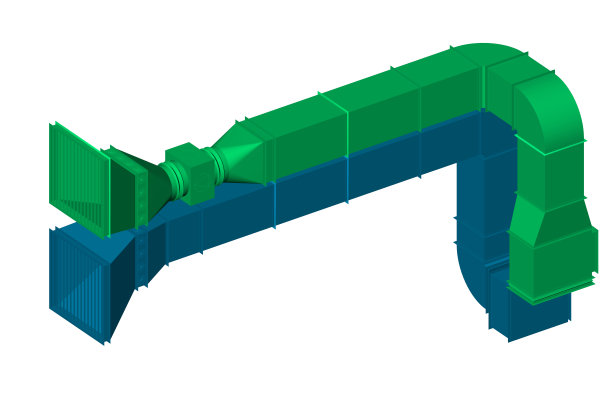 BIM通风系统设计3d效果图图片下载