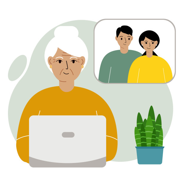 家庭远程视频会议或会议图片下载