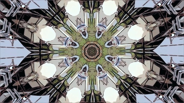 照片万花筒曼荼罗图片下载