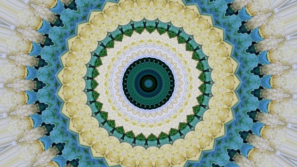 照片万花筒曼荼罗图片下载