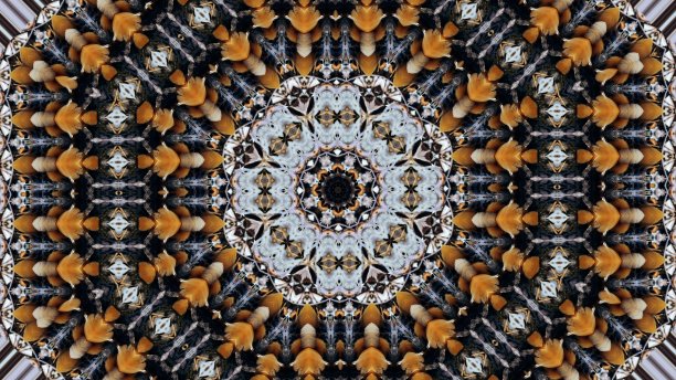 万花筒照片一个透视瓷砖图片下载