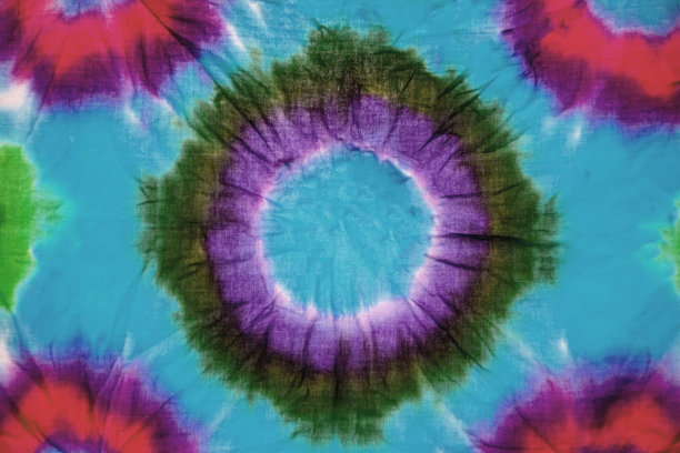 扎染面料纹理抽象背景特写图片下载