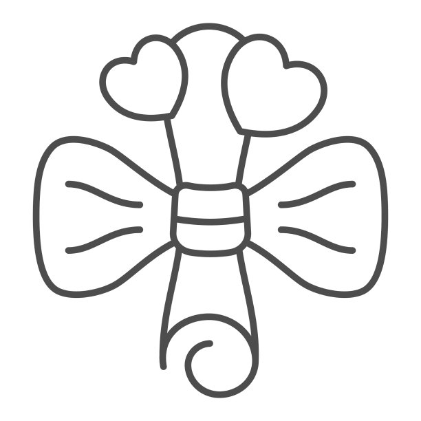 卷起纸心，鞠躬浪漫图片下载