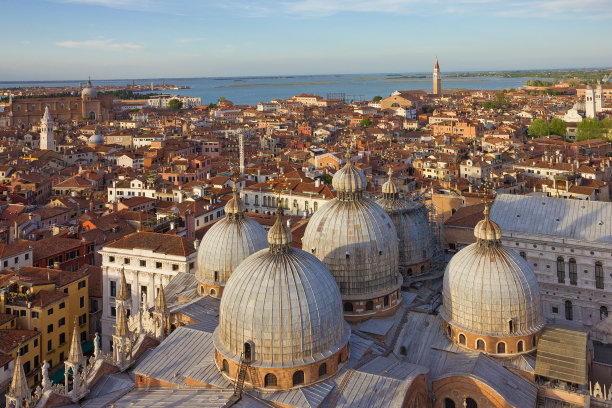 意大利威尼斯圣马可大教堂穹顶全景图片下载