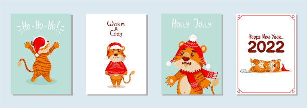 圣诞贺卡套装图片下载