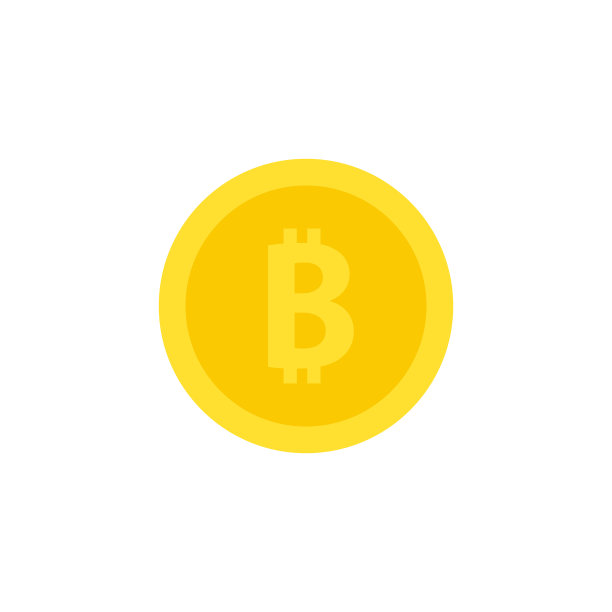 硬币图标与比特币平图片下载