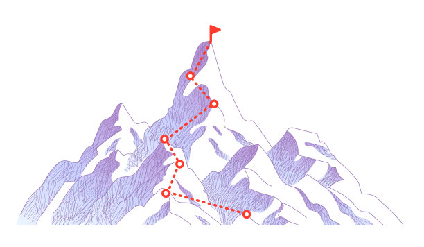 通往山顶的路图片下载
