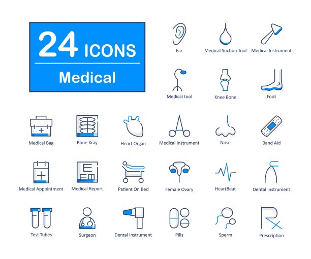 商务和办公图标集图片下载