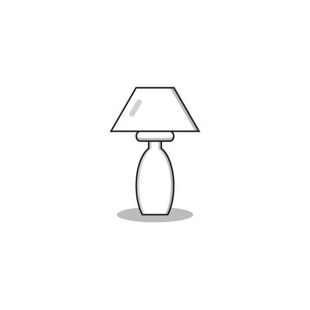 一款用于室内设计的台灯图片下载