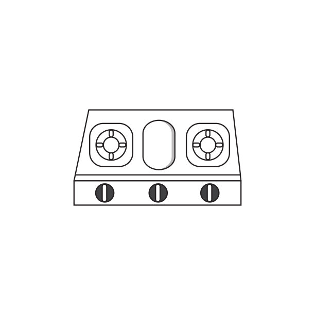 煤气炉图标免费矢量图片下载