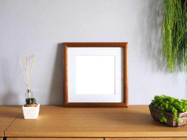 图片照片艺术框架白色空白空间背景设计家画廊室内装饰图片下载