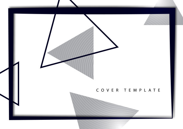 三角形和框架的企业几何背景。现代设计。向量图片下载