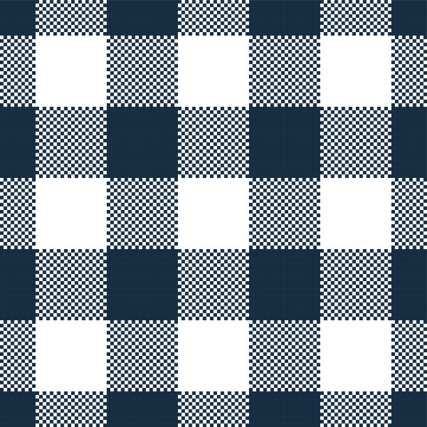 布法罗格子无缝图案。向量格子黑色白色格子纹理背景。传统的方格织物印花。法兰绒格纹时装、印花、设计。图片下载