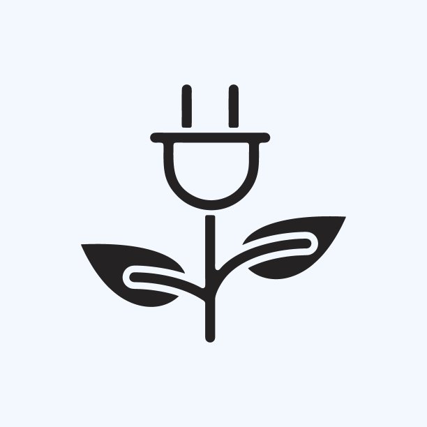 图标生物能源。适合教育符号。字形风格。简单的设计可编辑。设计模板向量。简单的说明图片下载