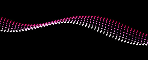 黑色背景上的虚线抽象。图片下载