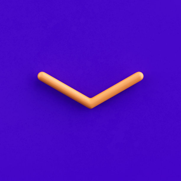 3d图标CTRL下，轮廓黄色箭头图标，方向符号，3d渲染图片下载