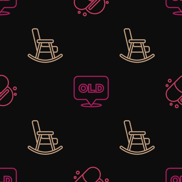 设行药丸或片剂摇椅图片下载