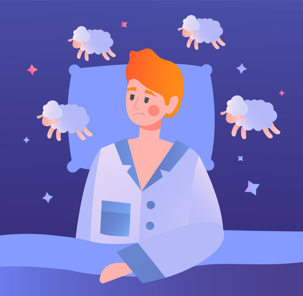 失眠的概念图片下载