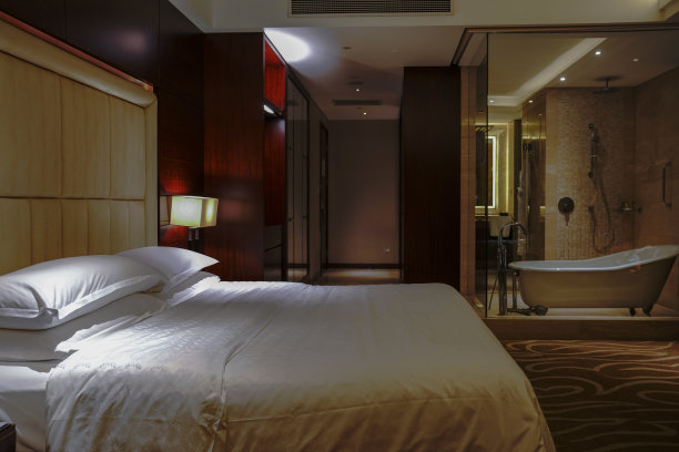 夜景的卧室图片下载