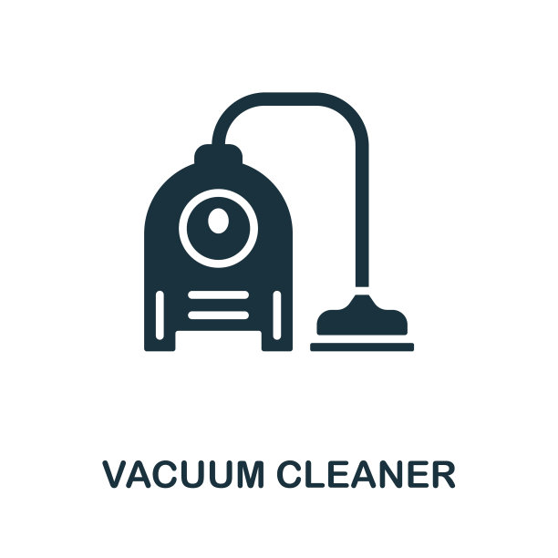 吸尘器图标单色标志从清洁图片下载