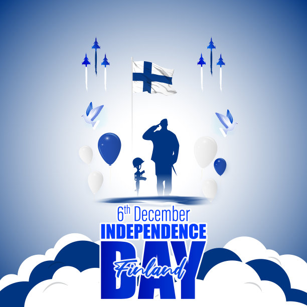 祝芬兰独立日快乐图片下载