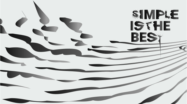 简单是最好的，墨水喷绘液喷绘在复古的九八十年代风格。图片下载