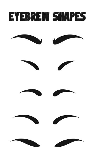 眉型集眉型各种类型图片下载