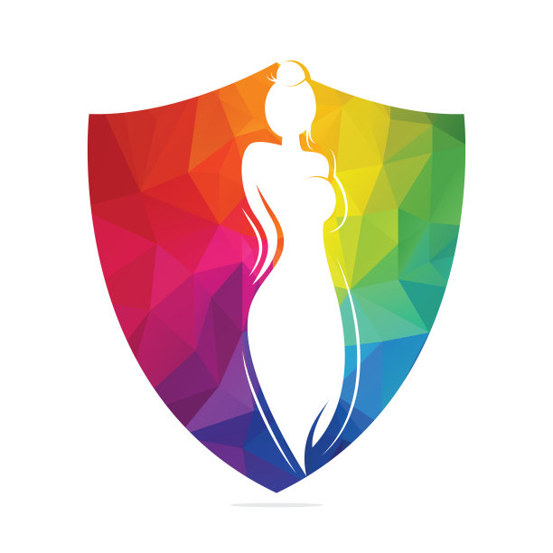 美丽的时尚女性标志设计模板图片下载