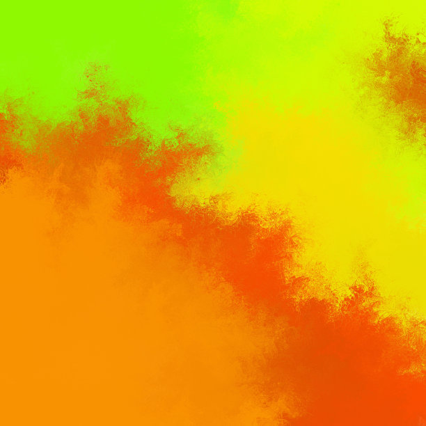 橙色，绿色，黄色和红色的背景。扭曲的纹理，明亮的图案图片下载