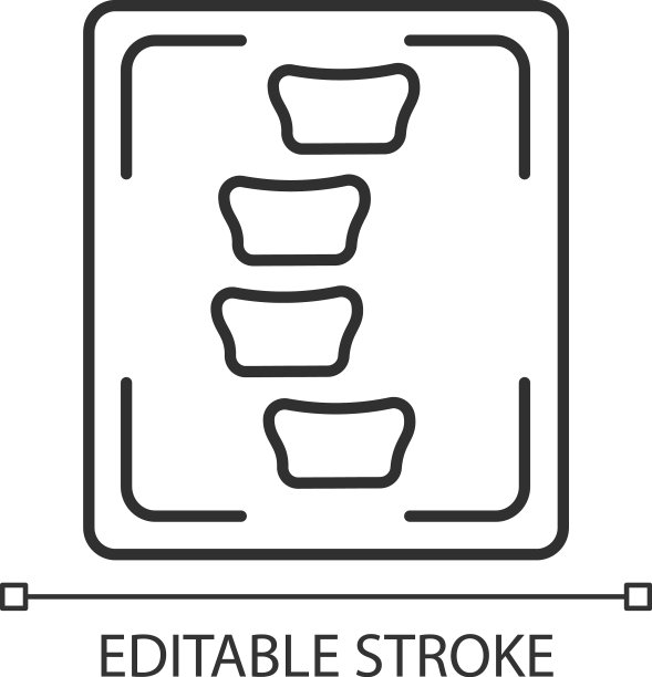 脊柱侧弯x线图像图片下载