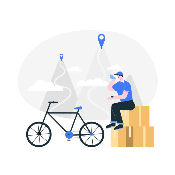 送货员将货物送到客户手中图片下载