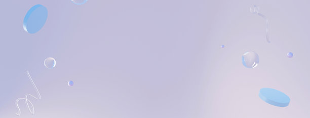 抽象的角落构图与几何透明玻璃人物裙台和球在浅蓝色的背景。图片下载