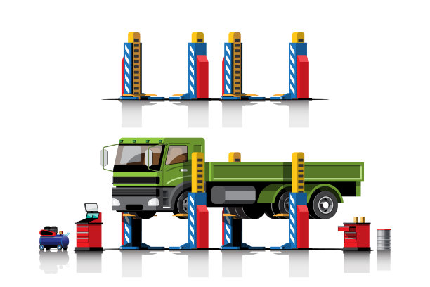 用于汽车提升机的维修和保养图片下载