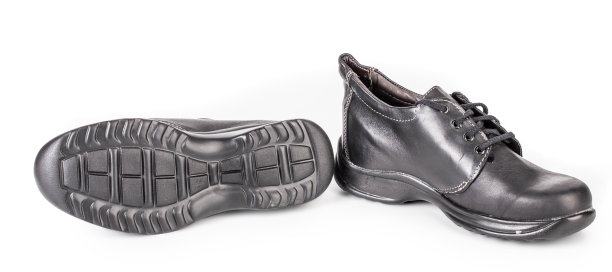 黑人的工作靴。图片下载