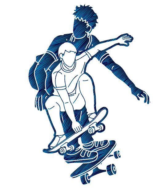 滑板动作滑板选手图片下载