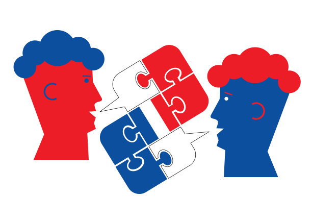 法语课对话框图片下载